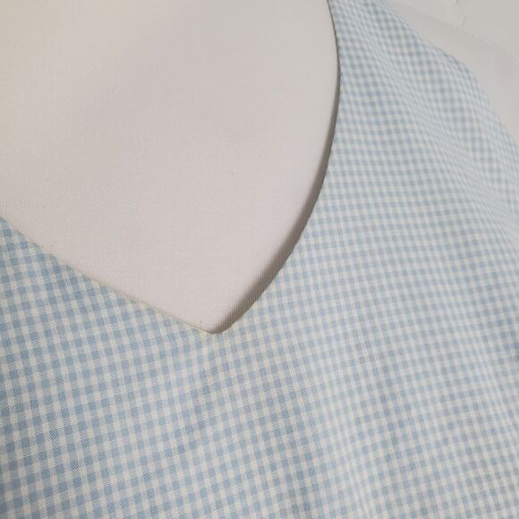 Vintage Gingham Halter Midi Dress Size 8 - Picture 5 of 9